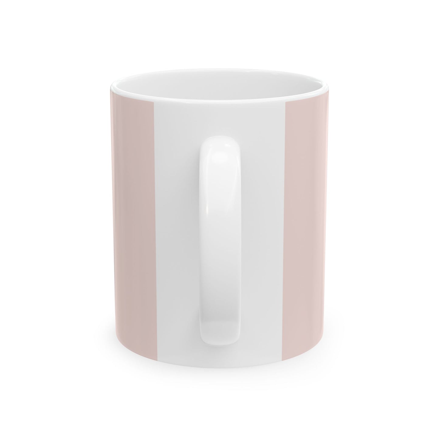 Inspirational Ceramic Mug – "Good Things Are Happening, Notice Them" Pink Motivational Coffee Cup
