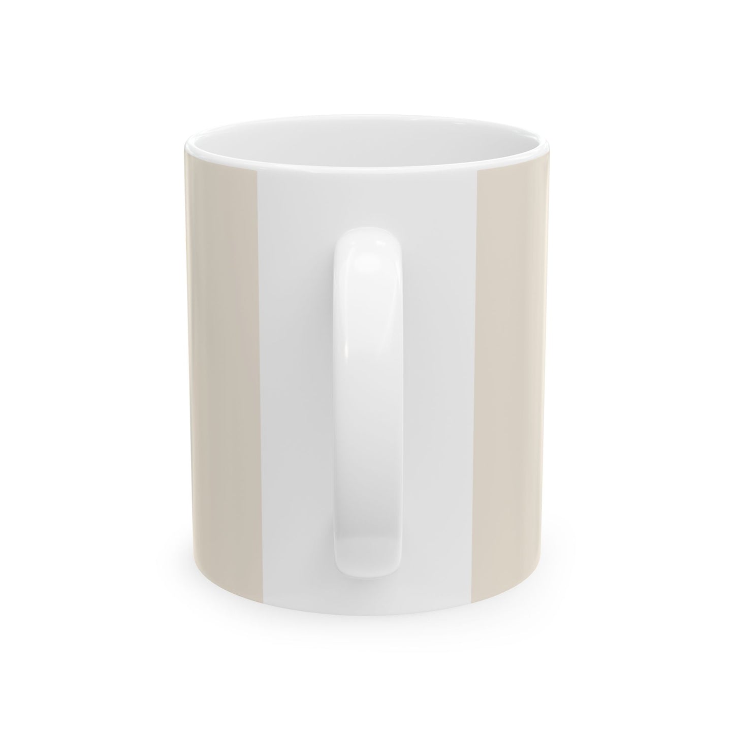 Inspirational Ceramic Mug — “A Little Light for Your Day” Gold Script Coffee Cup