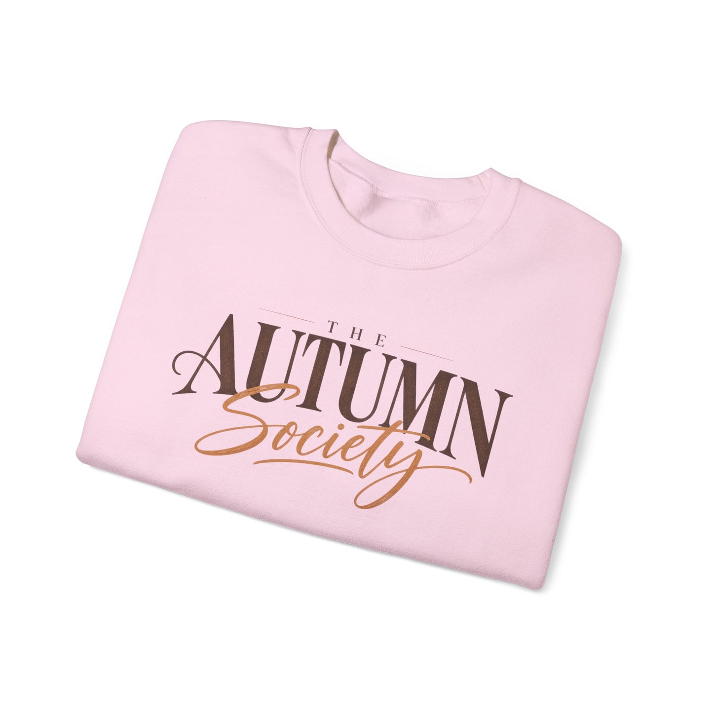 Autumn Society Crewneck Sweatshirt — Cozy Fall Graphic Pullover