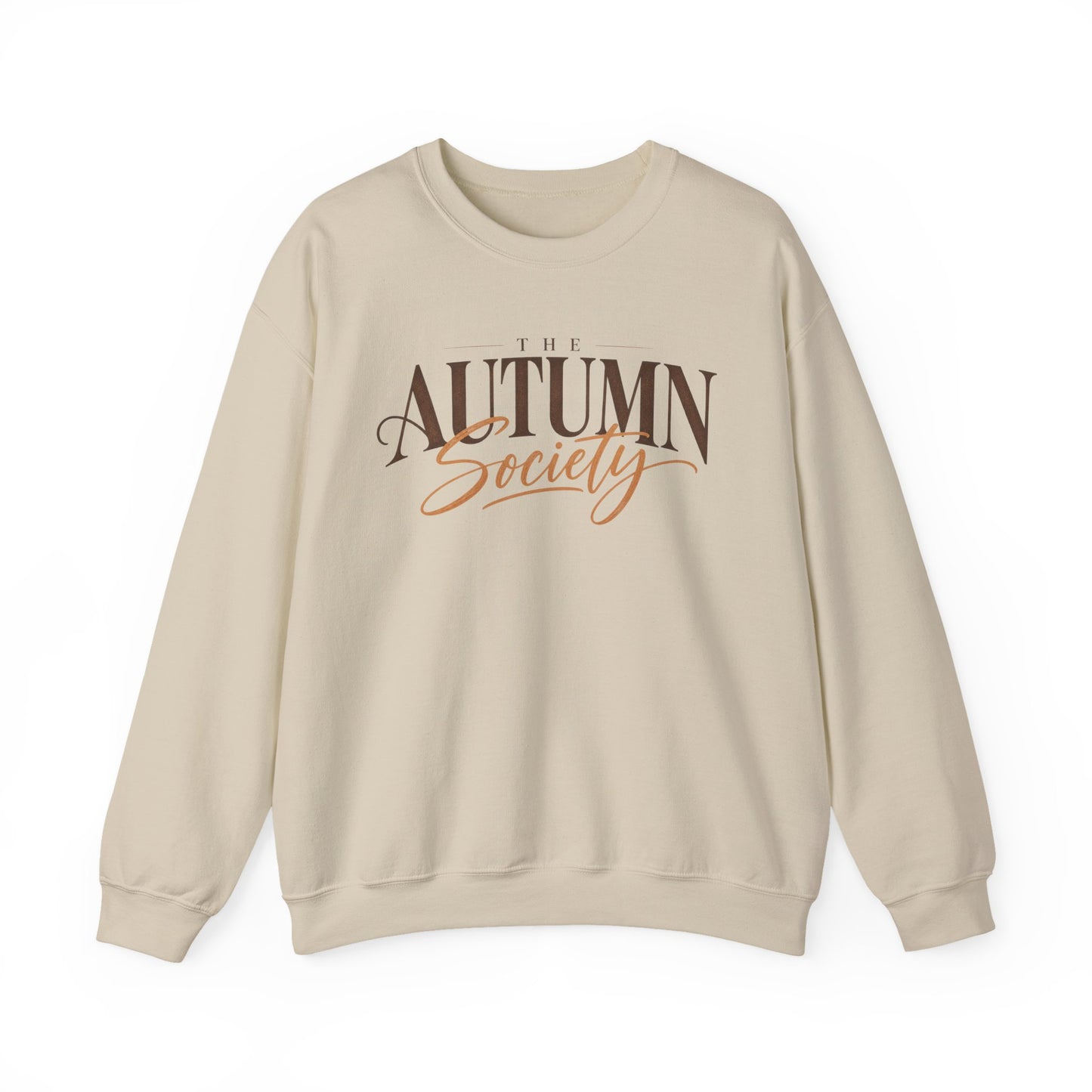 Autumn Society Crewneck Sweatshirt — Cozy Fall Graphic Pullover
