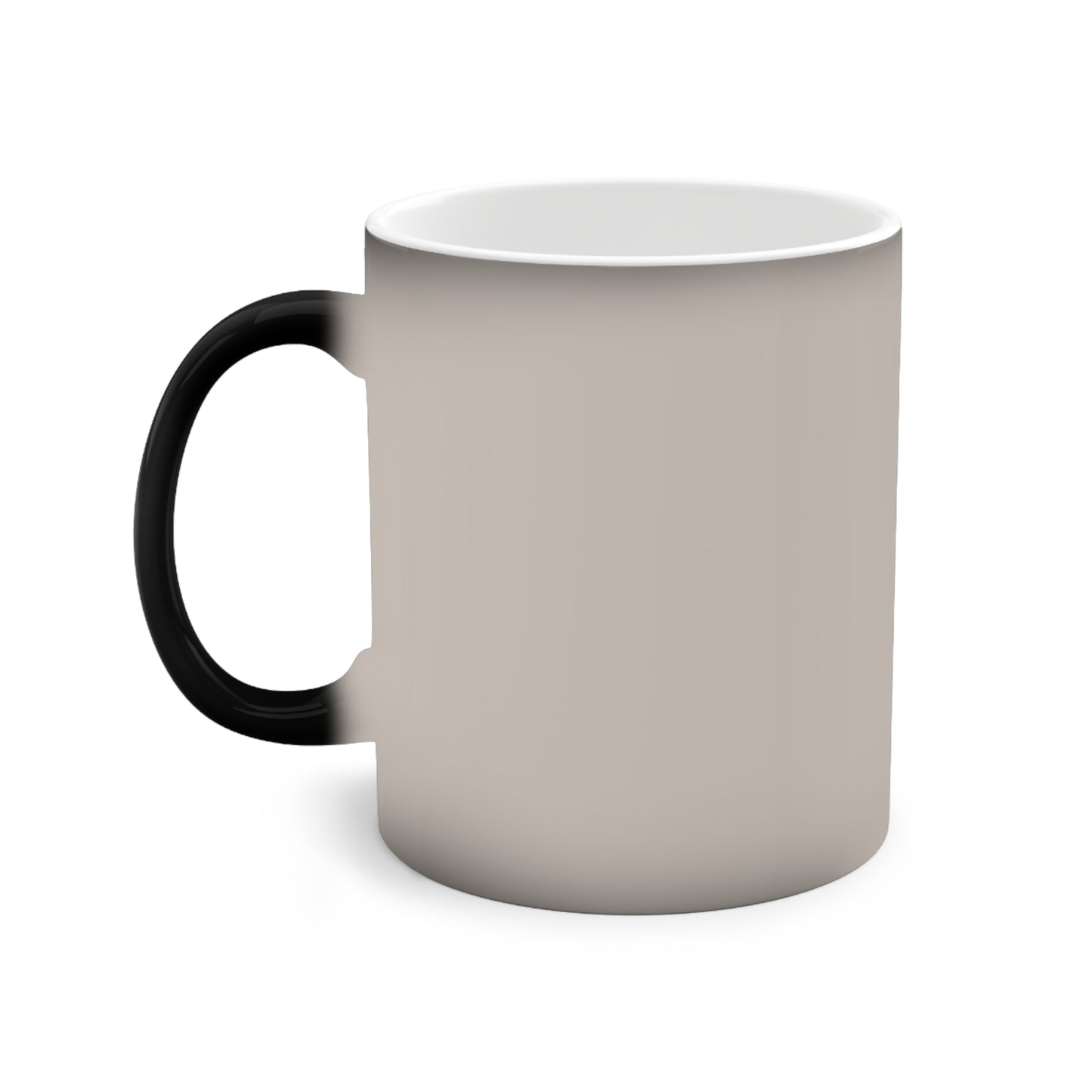 Color-Changing Mug — Minimal Neutral Script Design (11 oz)