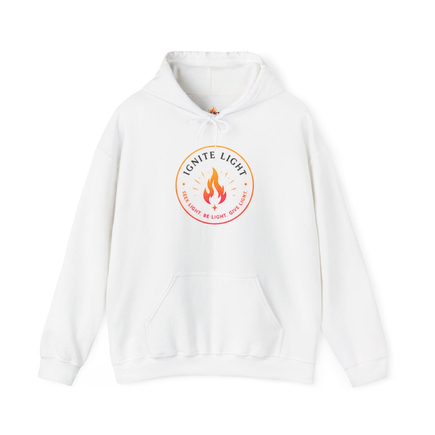 Ignite Light flame logo Stay Lit hoodie | Hooded Sweatshirt