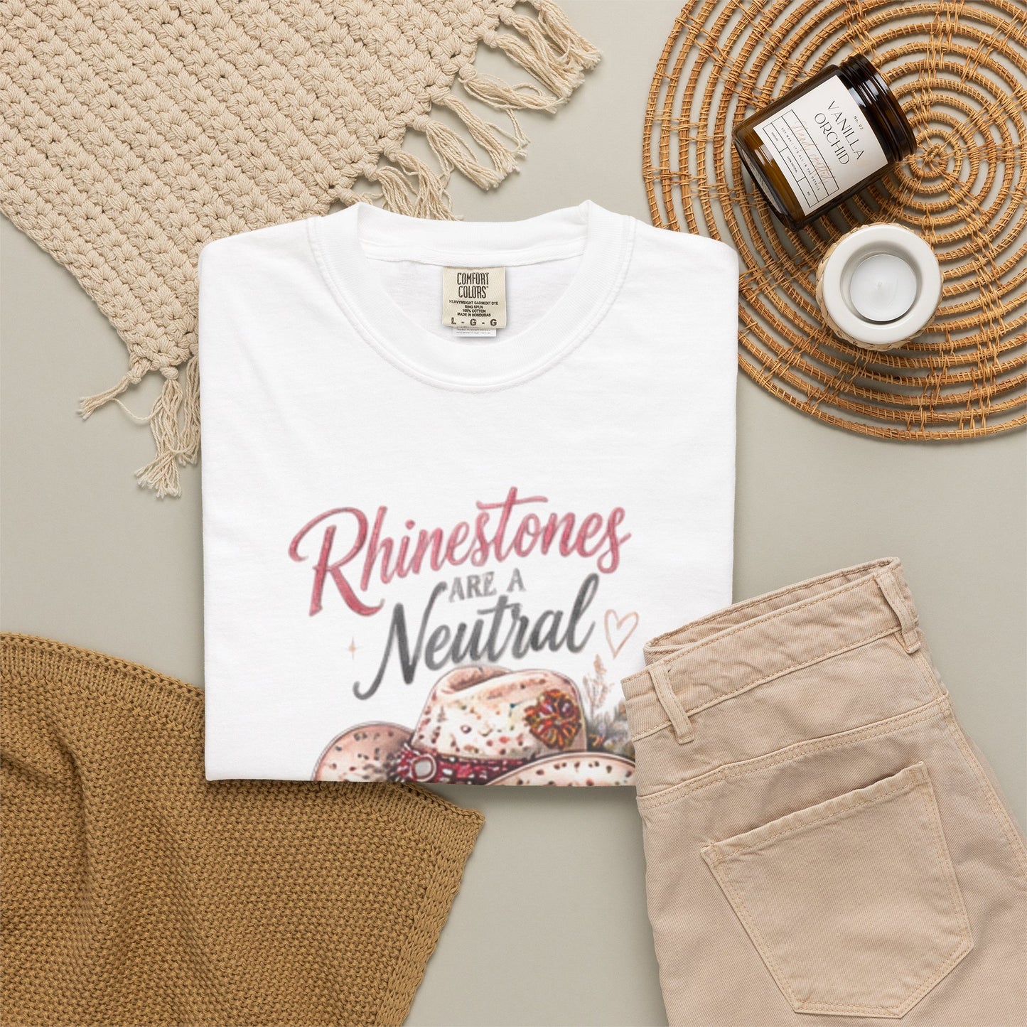 Rhinestones Are a Neutral Graphic Tee