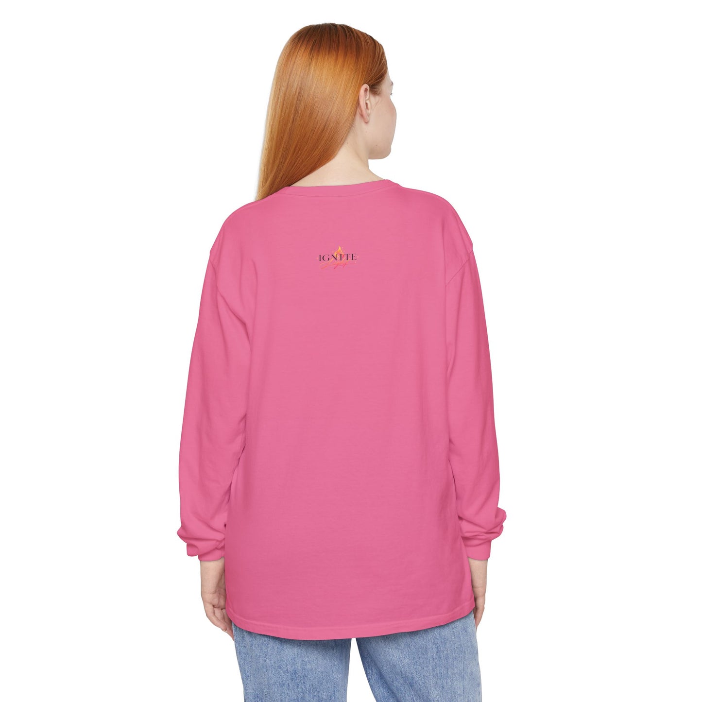 Pray Hard Love Big Long Sleeve Tee — Raise Good Humans Graphic