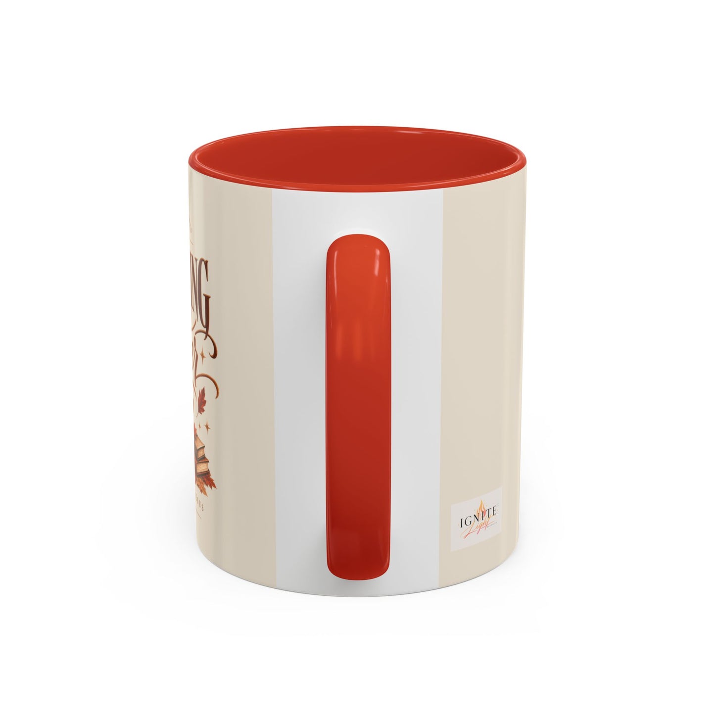 Romancing October Coffee Mug – Fall Pumpkin, Leaves & Cozy Autumn Vibes (11/15oz)