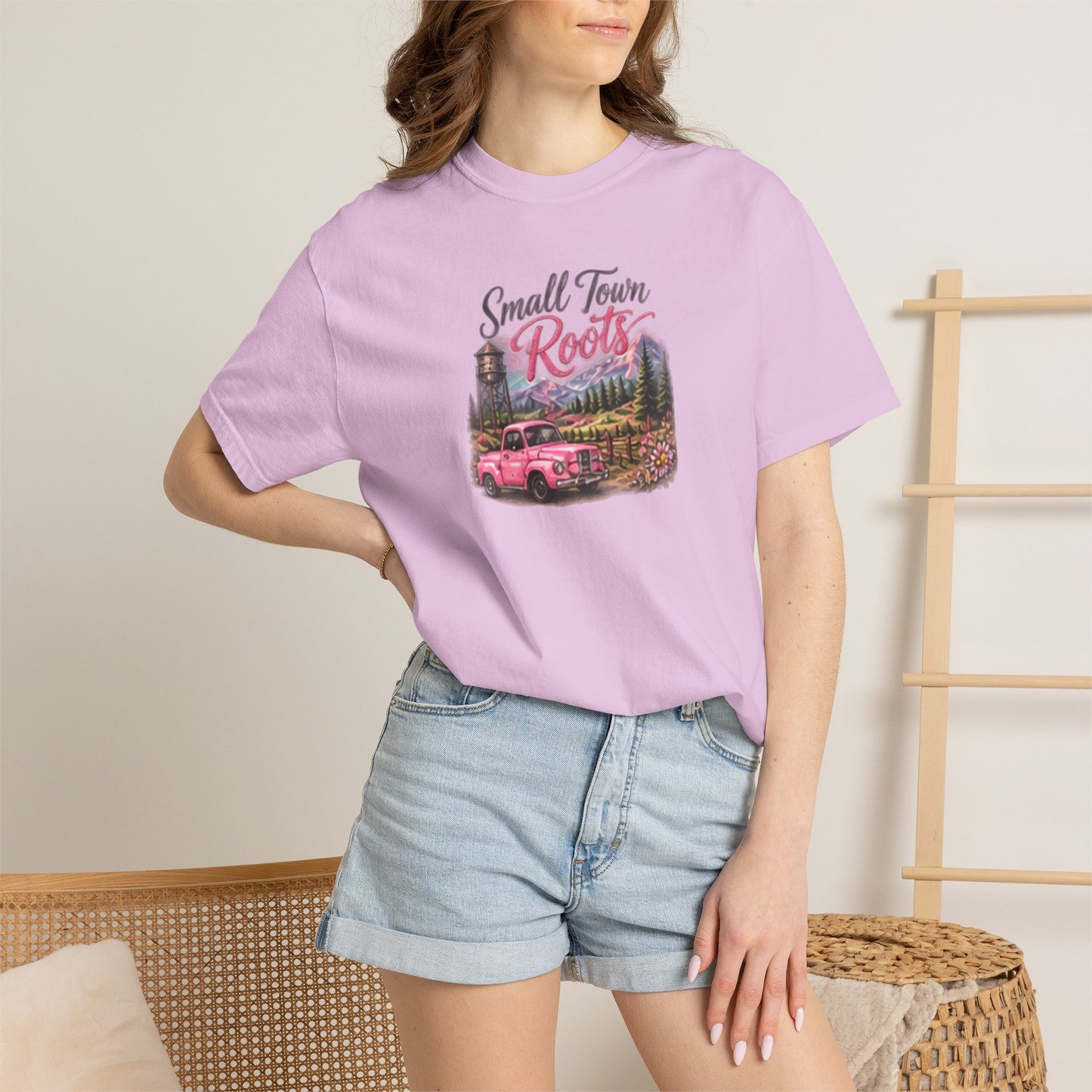 Small Town Roots Big Dream Energy Graphic Tee