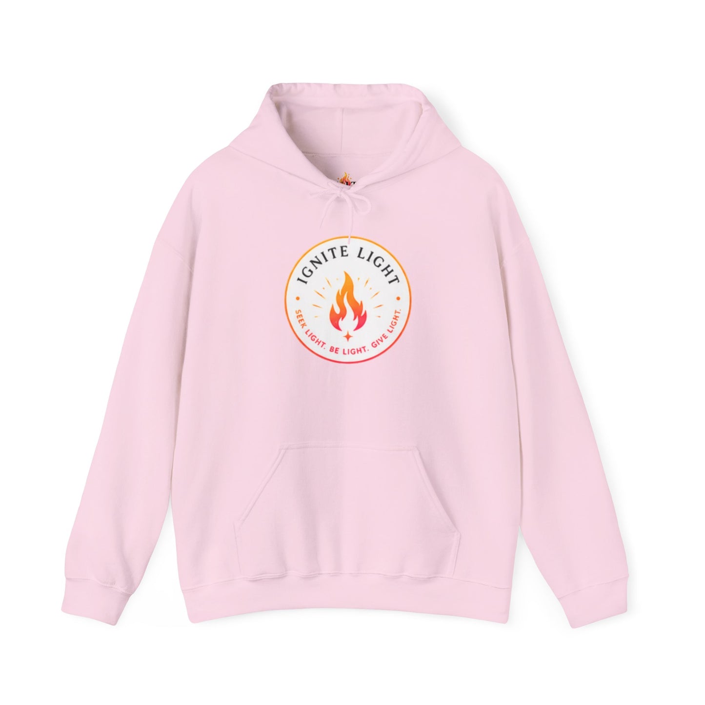 Ignite Light flame logo Stay Lit hoodie | Hooded Sweatshirt