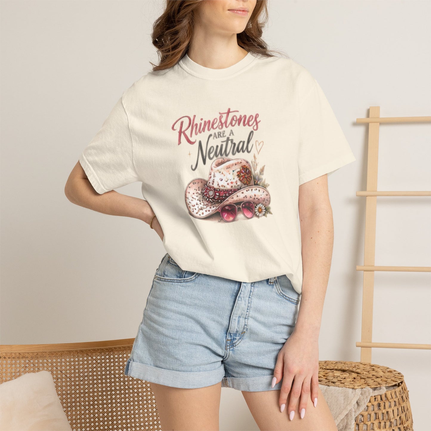 Rhinestones Are a Neutral Graphic Tee