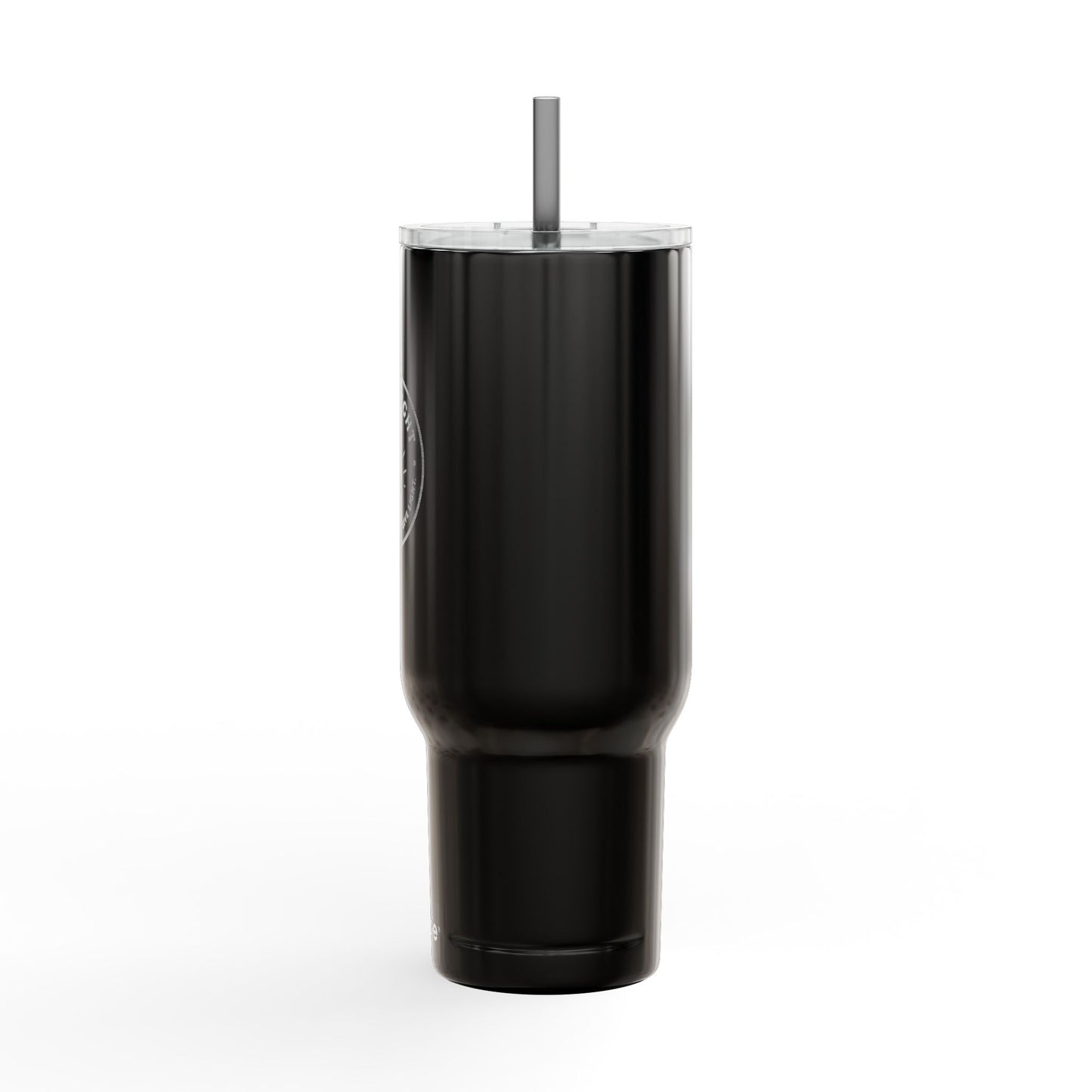 Engraved 40oz Insulated Tumbler with Handle & Lid — 'Ignite Light' Campfire Logo