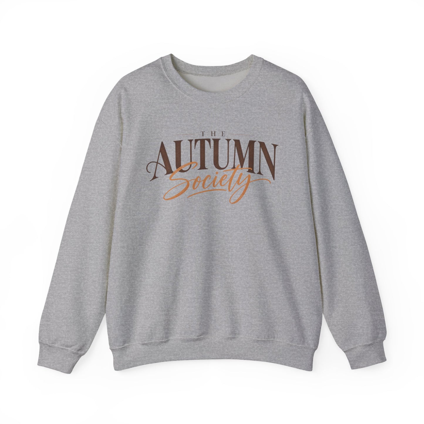 Autumn Society Crewneck Sweatshirt — Cozy Fall Graphic Pullover