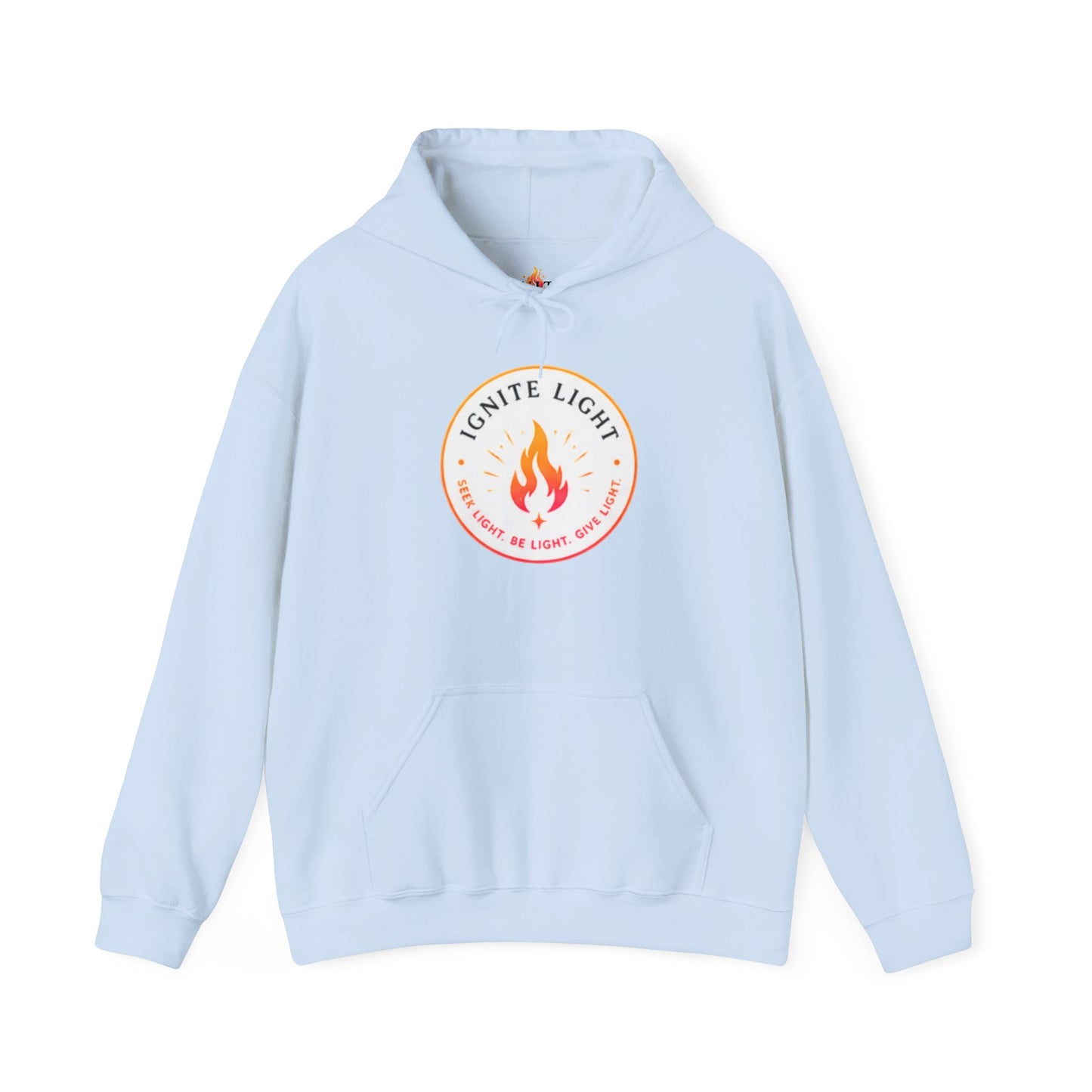 Ignite Light flame logo Stay Lit hoodie | Hooded Sweatshirt