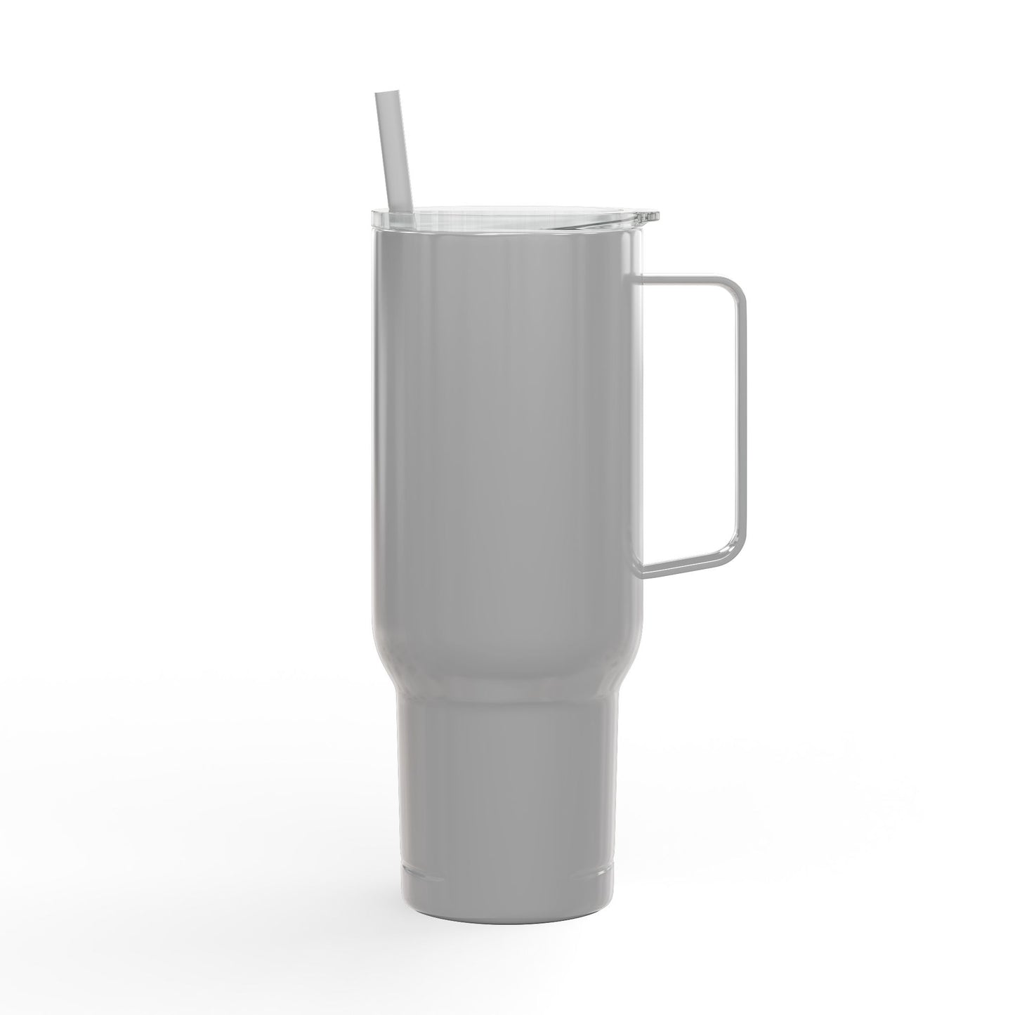 Engraved 40oz Insulated Tumbler with Handle & Lid — 'Ignite Light' Campfire Logo