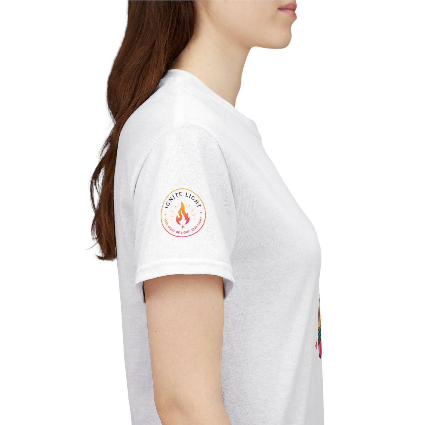 Igniting Bright Minds Tee | Pencil School Teacher Kids Classroom