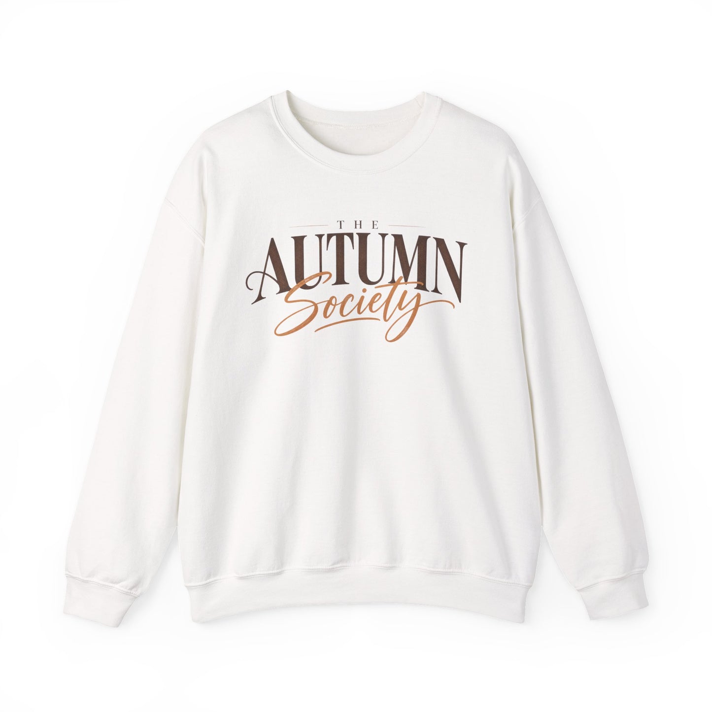Autumn Society Crewneck Sweatshirt — Cozy Fall Graphic Pullover