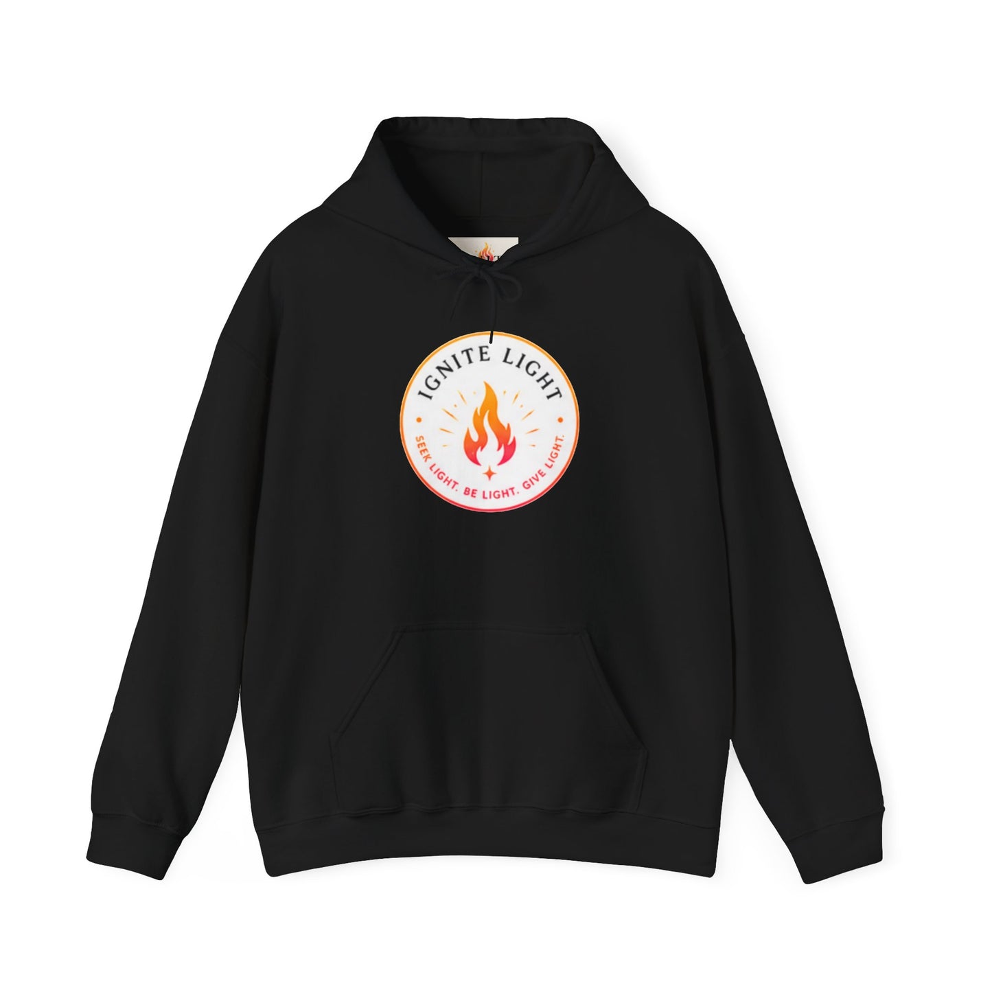 Ignite Light flame logo Stay Lit hoodie | Hooded Sweatshirt