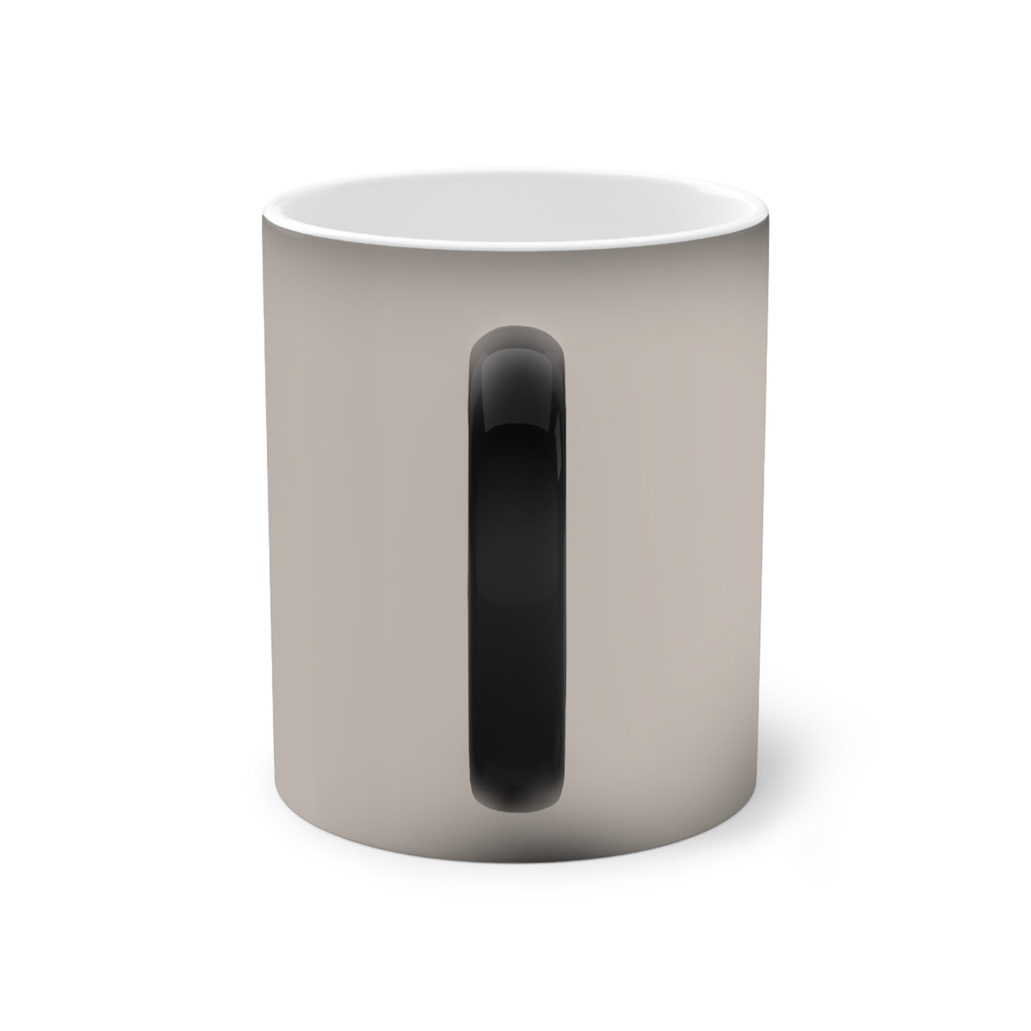 Color-Changing Mug — Minimal Neutral Script Design (11 oz)