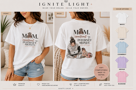 Mom Making Internet Money Personalized Tee